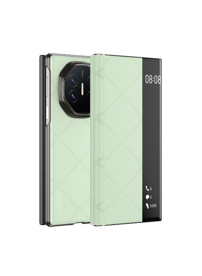 general For Magnetic Case Compatible with Huawei Mate XTs,With Smart Window,Lightweight Luxury Leather Case,Supports Wireless Charging - Image 1