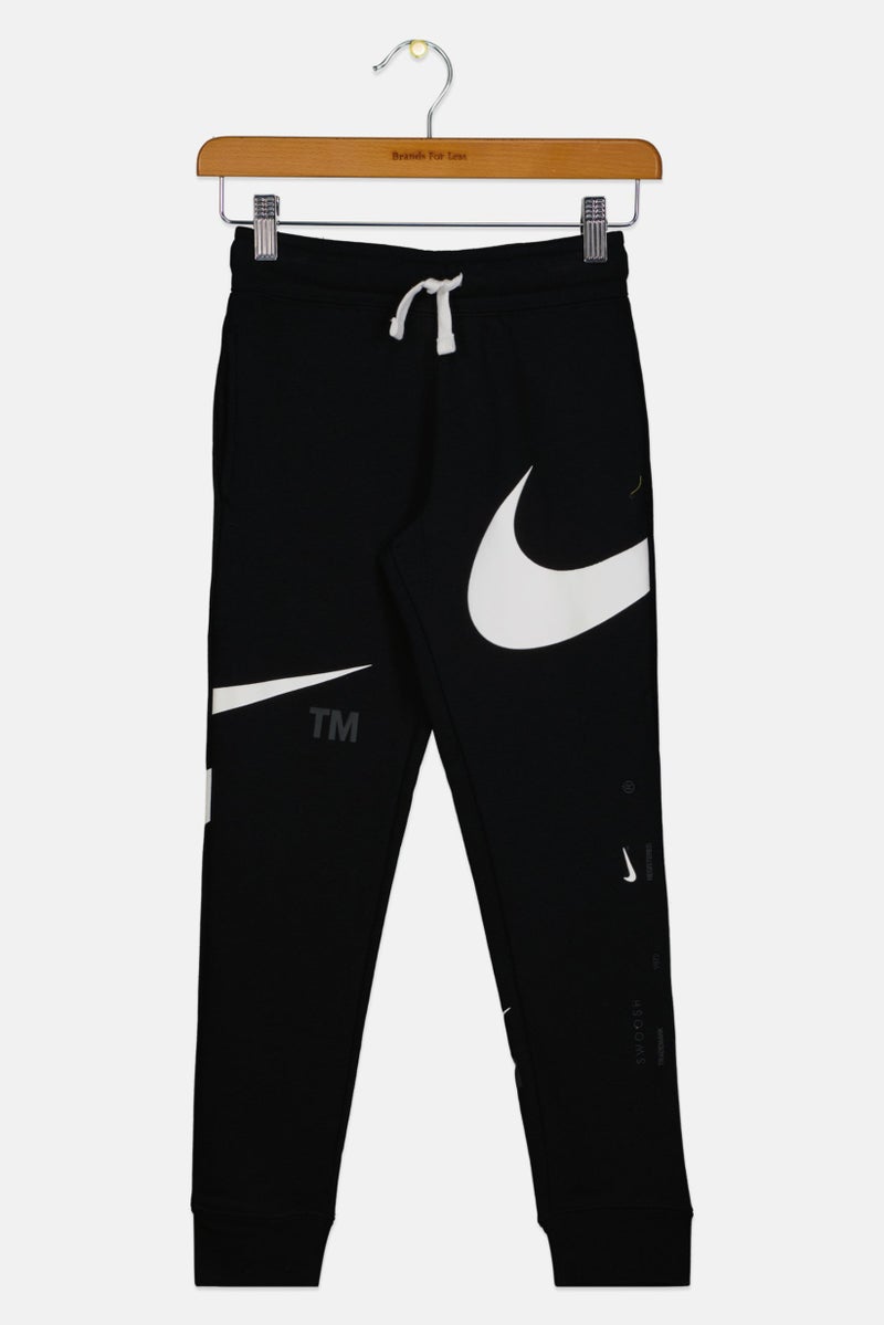 Nike Kids Boy Standard Fit Outdoor Sweatpants, Black - Image 1