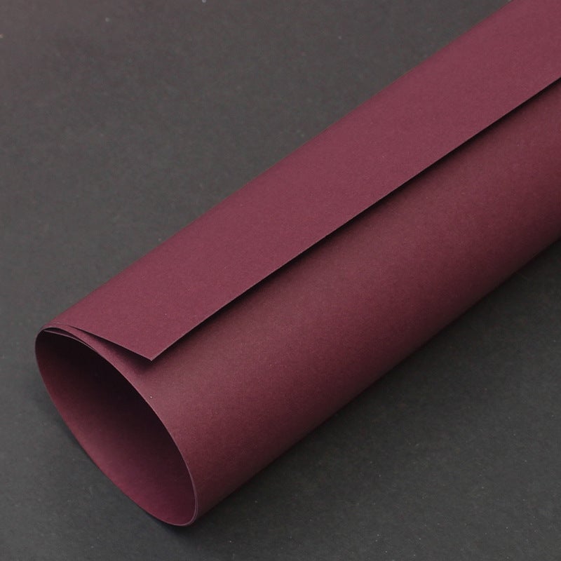 Generic Wholesale 180g 4K color cardboard 8k hard cardboard thick painting decoration kindergarten diy hand origami Burgundy 