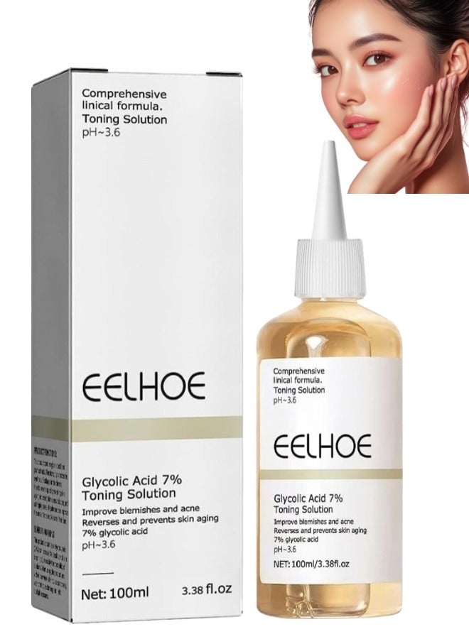 إيلهو لوشن تفتيح البشرة بحمض الجليكوليك 7% لإزالة التجاعيد وحب الشباب 100 مل - Image 1