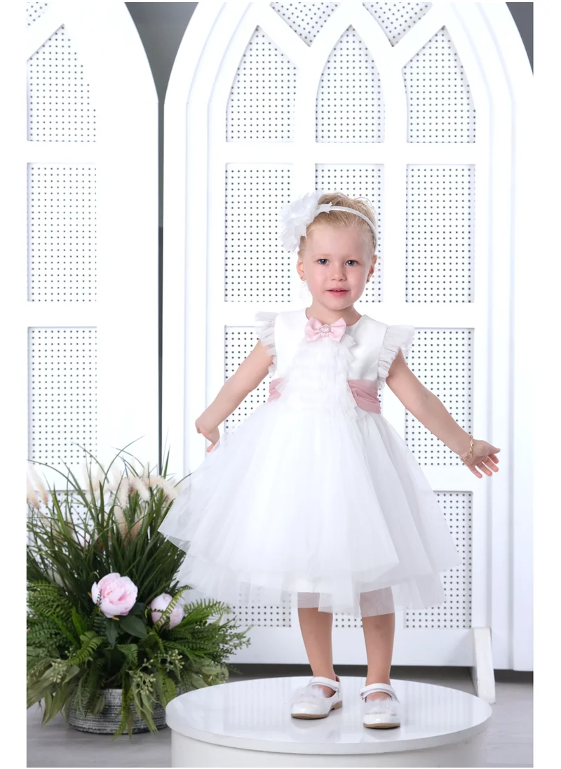 VIA BAMBINO Flower Girls Dress White 3175