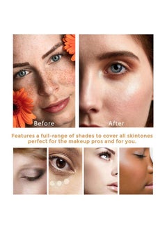 god blomster Tlm Colour Changing Foundation Flawless Color Changing Foundation Makeup Base Moisturizing Liquid Foundation For Women Girls Spf15 Sunscreen Nongreasy Nonmarking Long Lasting(2Pack)  - Image 5