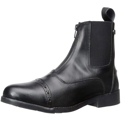 EquiStar Equi-Star Ladies All Weather Zip Paddock Boots Black, 5.5 5.5 B(M) US Black - Image 1