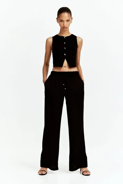 H&M Wide drawstring trousers
