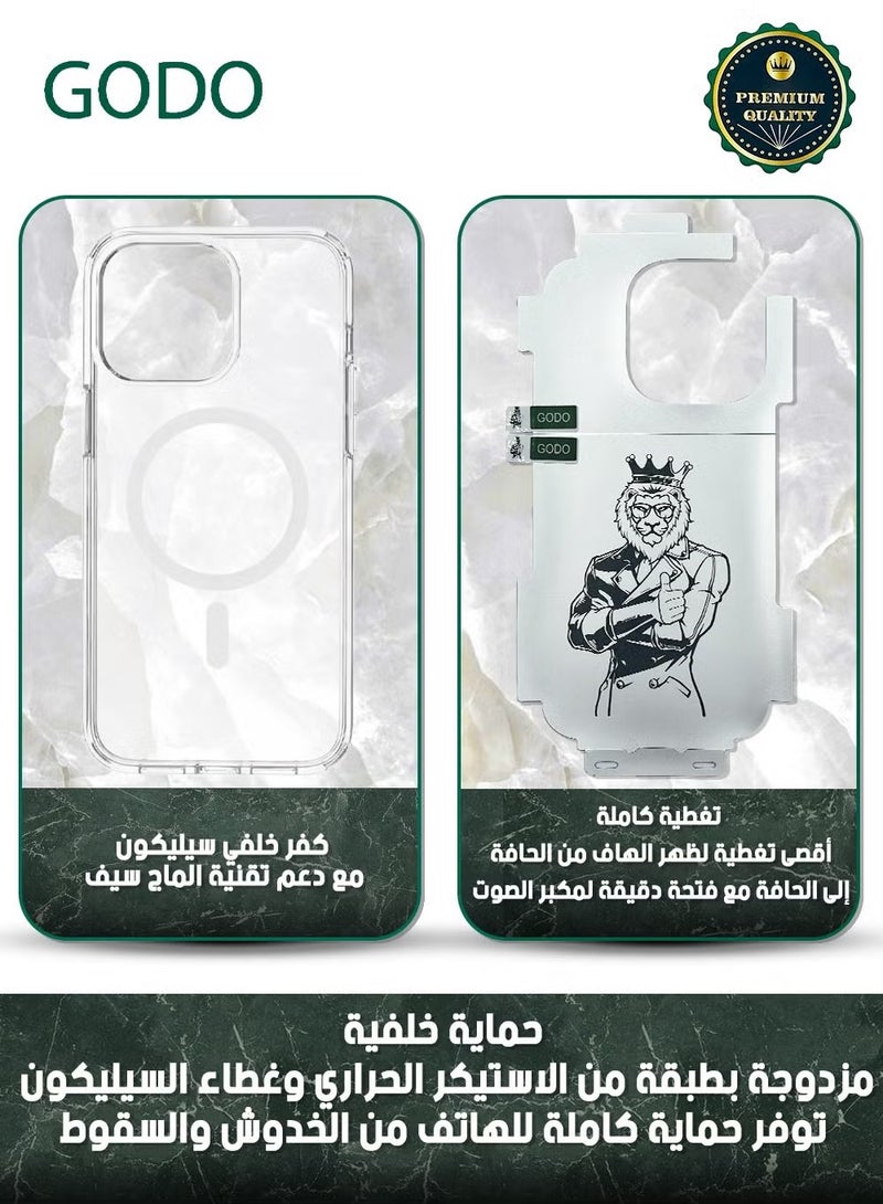 GODO Full Protection Kit for iPhone 16 Pro Max – Premium All-Around Shield - Image 2