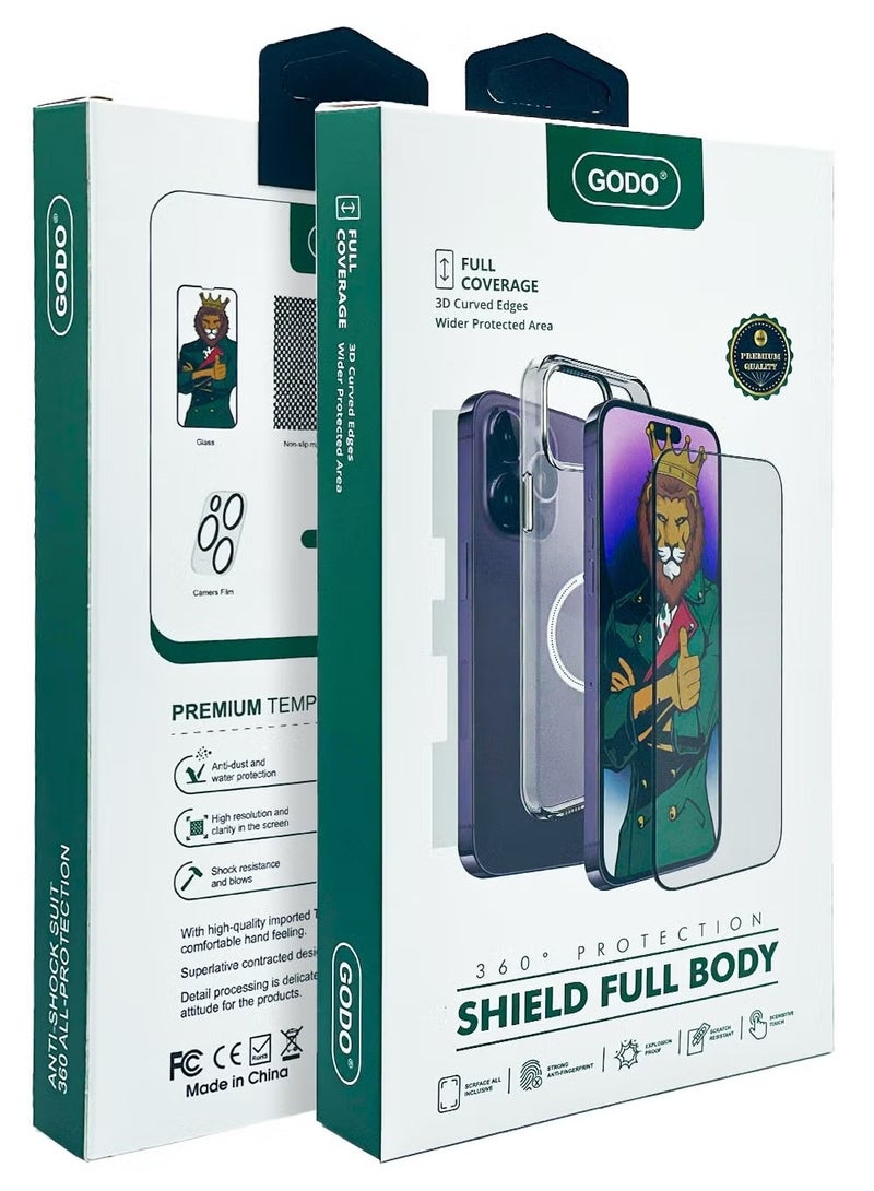 GODO Full Protection Kit for iPhone 16 Pro Max – Premium All-Around Shield - Image 1