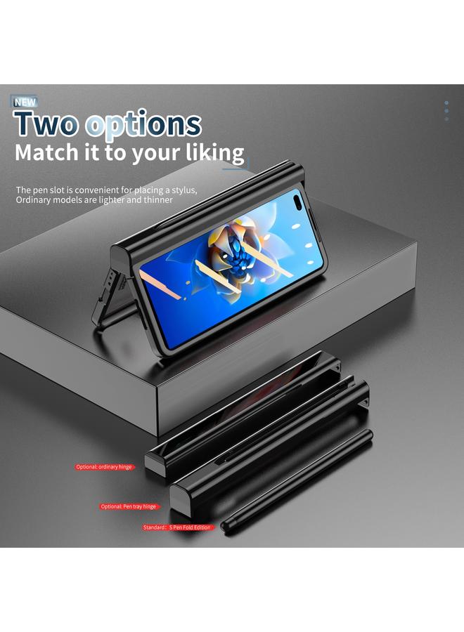 زبون جراب لهاتف Huawei Mate X2 مزود بمفصلة مطلية بالكهرباء مع قلم - Image 4
