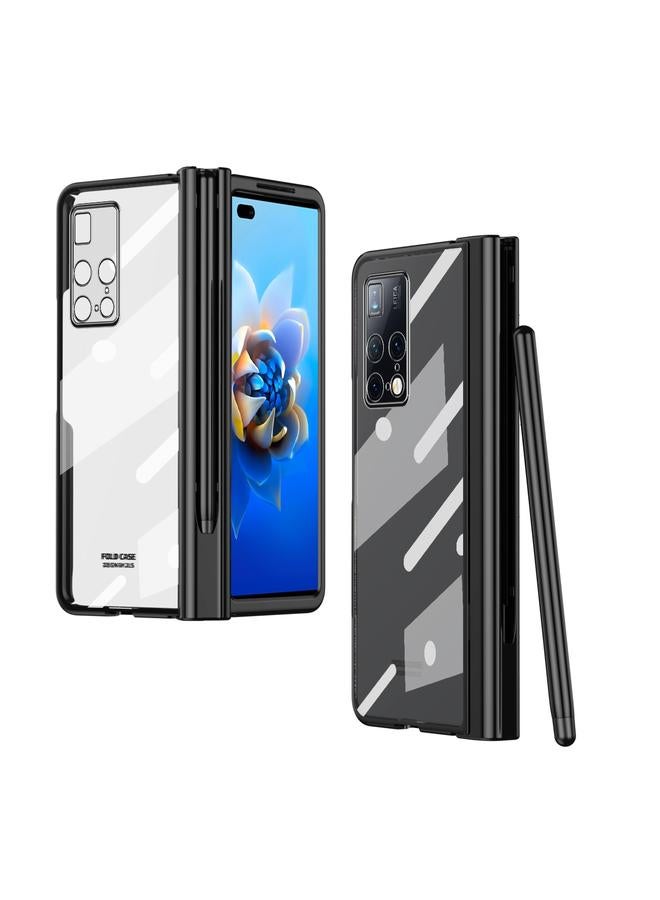 زبون جراب لهاتف Huawei Mate X2 مزود بمفصلة مطلية بالكهرباء مع قلم - Image 1