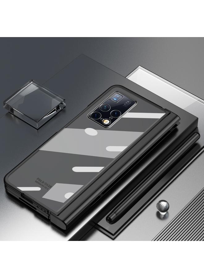 زبون جراب لهاتف Huawei Mate X2 مزود بمفصلة مطلية بالكهرباء مع قلم - Image 3