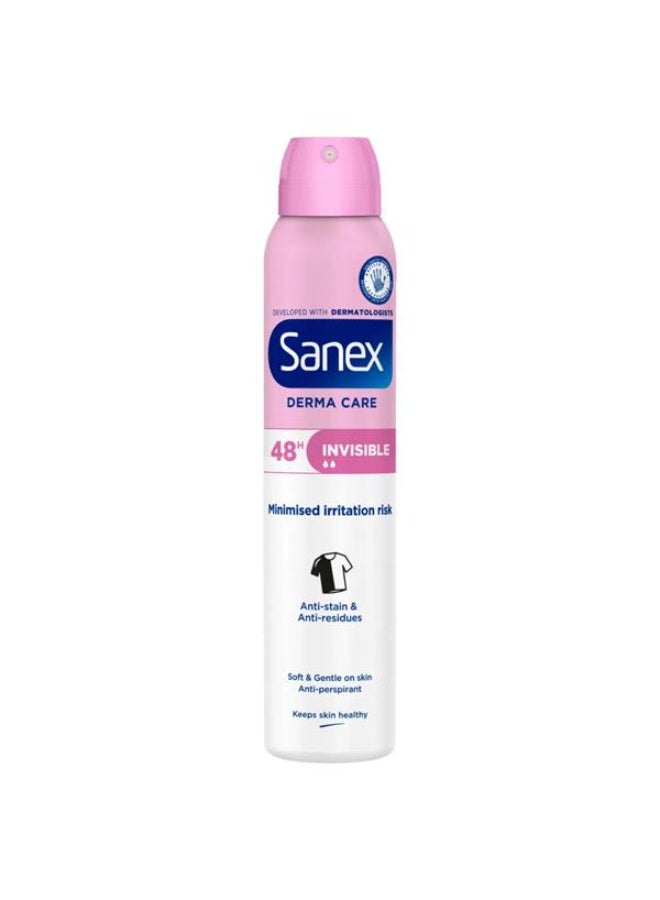Derma Care Invisible 48 Hour Antiperspirant Spray Deodorant 200ml