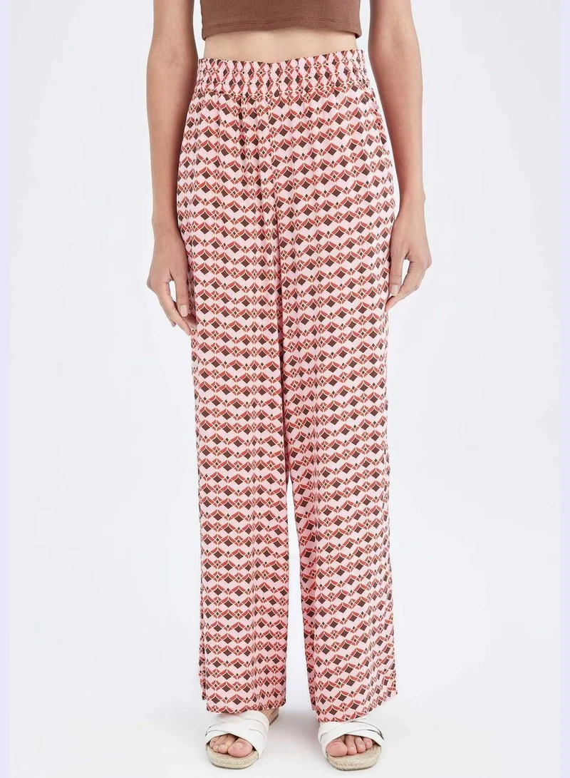 DeFacto High Waisted Zebra Printed Viscose Culottes
