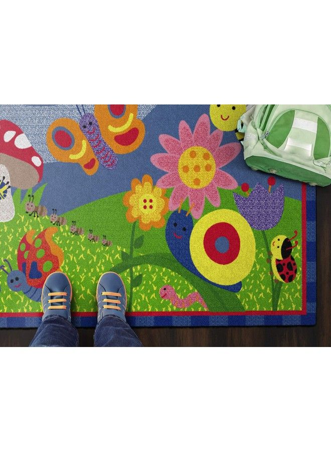 Flagship Carpets Kids And Baby Non Slip Area Rug For Home Learning Or Classroom Carpet Playroom Or Kids Bedroom Mat 3' X 5' Cutie Bugs - Image 3