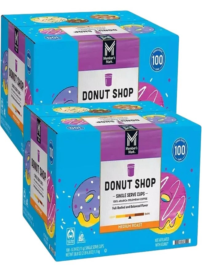 Donut Shop Coffee Pods, Medium Roast, 100 Count (100 Count(2 Pack), Caramel) - Image 1