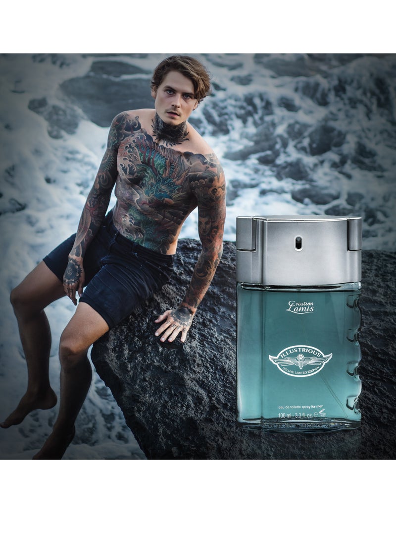 Creation Lamis Illustrious Eau de Toilette For Men 100ml - Image 4