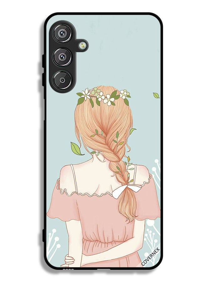 Covernex Samsung Galaxy M36 Protective Case Cover Standing Girl Looking Cute - Image 1