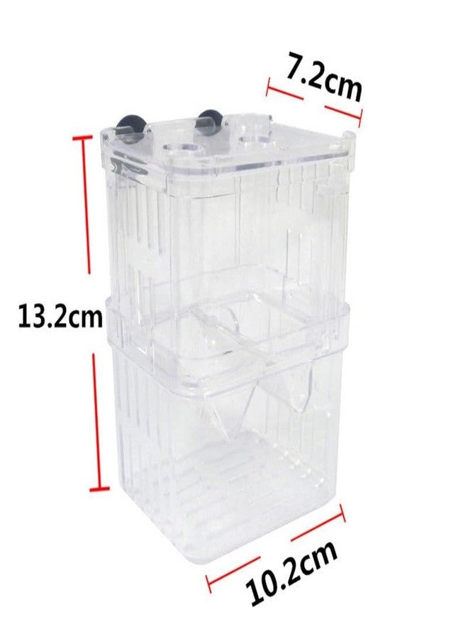 LinaLife Multifunctional Fish Aquarium High Clear Fish Breeding Isolation Box Aquarium Breeder Fishtank Double Guppies Hatching Incubator Divider Agreesive Injured Pregnant Fishes - Image 2