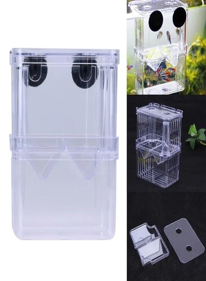 LinaLife Multifunctional Fish Aquarium High Clear Fish Breeding Isolation Box Aquarium Breeder Fishtank Double Guppies Hatching Incubator Divider Agreesive Injured Pregnant Fishes - Image 4