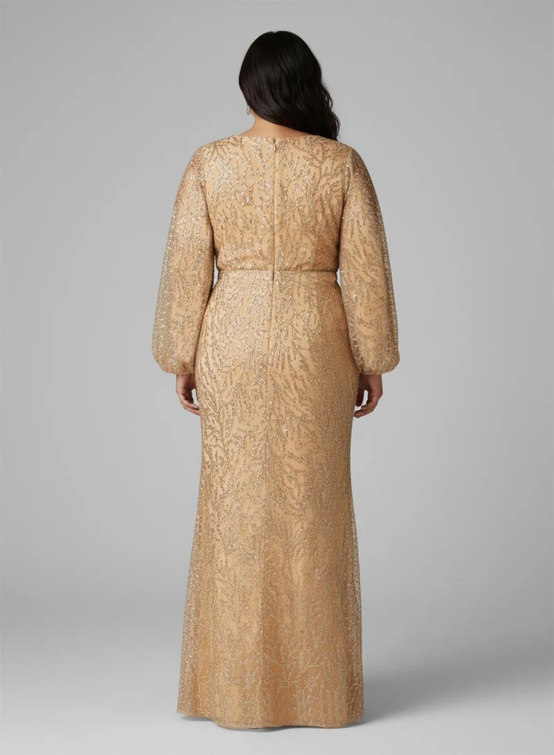 Khizana Plus size Shimmer Dress