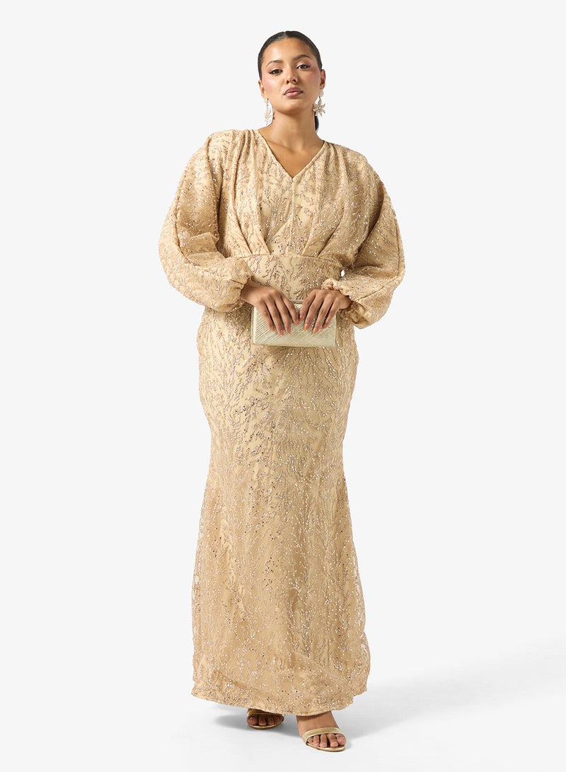 Khizana Plus size Shimmer Dress - Image 4