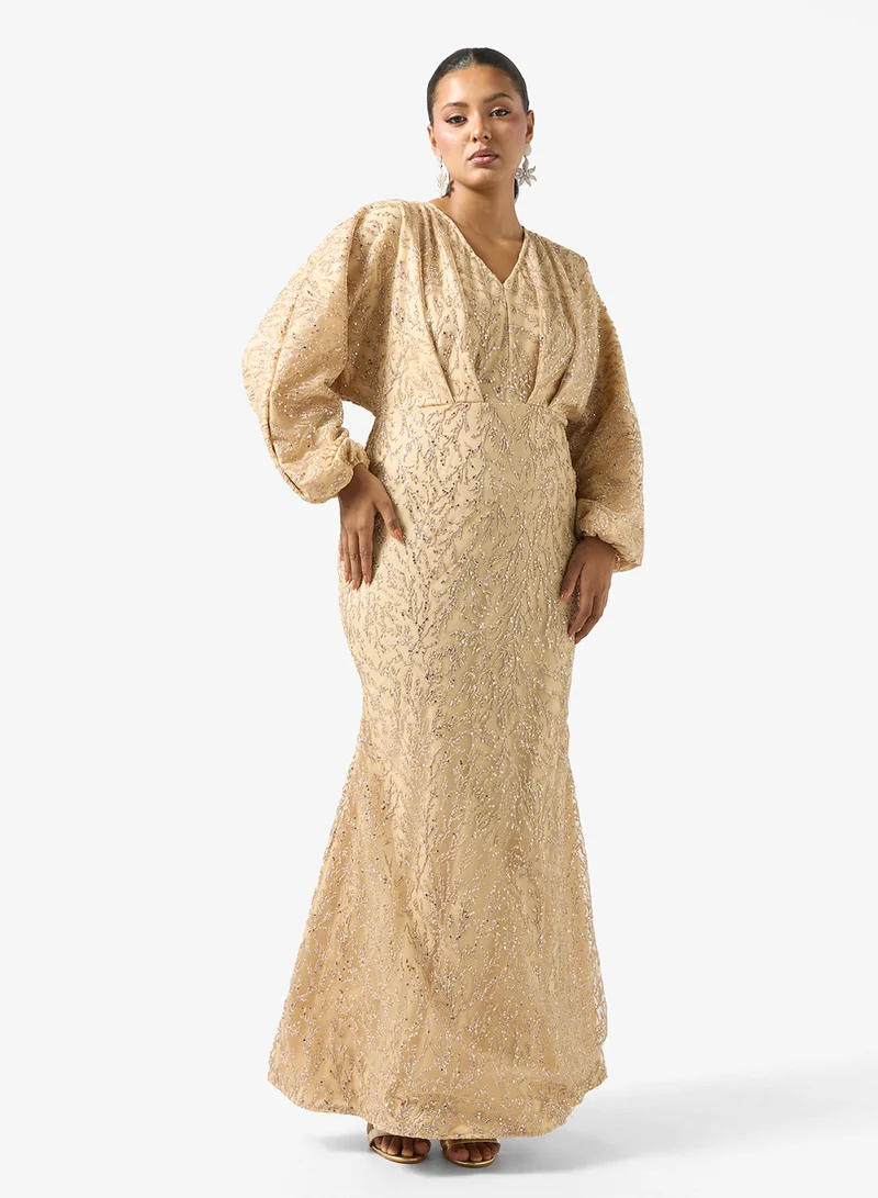 Khizana Plus size Shimmer Dress