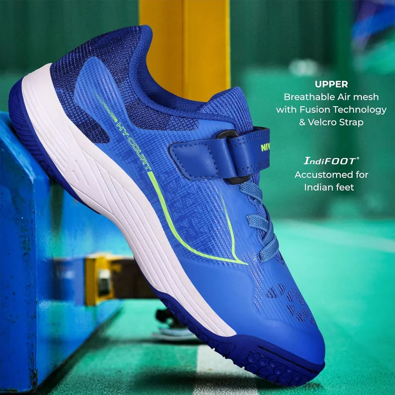 نيفيا Nivia Hy-Court 3.0 Kids Badminton Shoes
