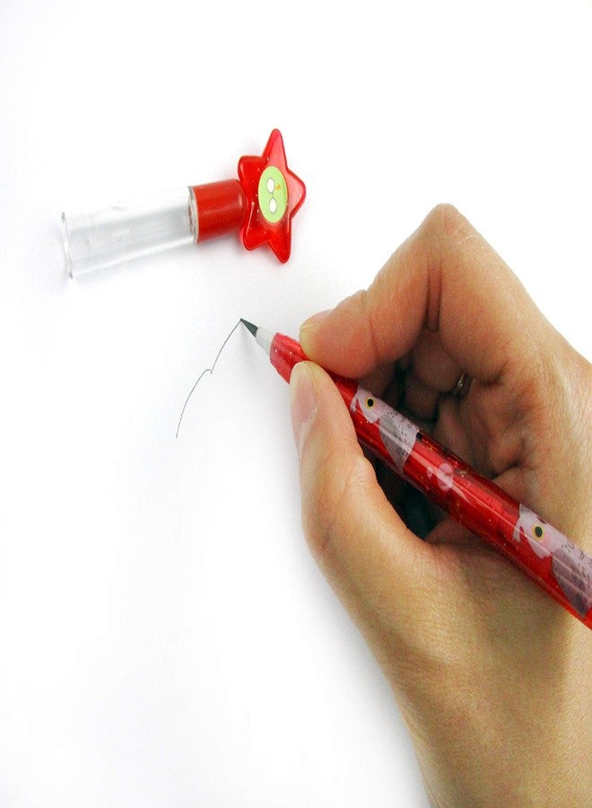 تايني ميلز مجموعة أقلام الرصاص القابلة للتكديس متعددة النقاط من TINYMILLS، 24 قطعة مع ممحاة لحفلات أعياد ميلاد الساحر، وهدايا الكرنفال، وحقائب هدايا الفصل الدراسي، وحشوات البيناتا - Image 4