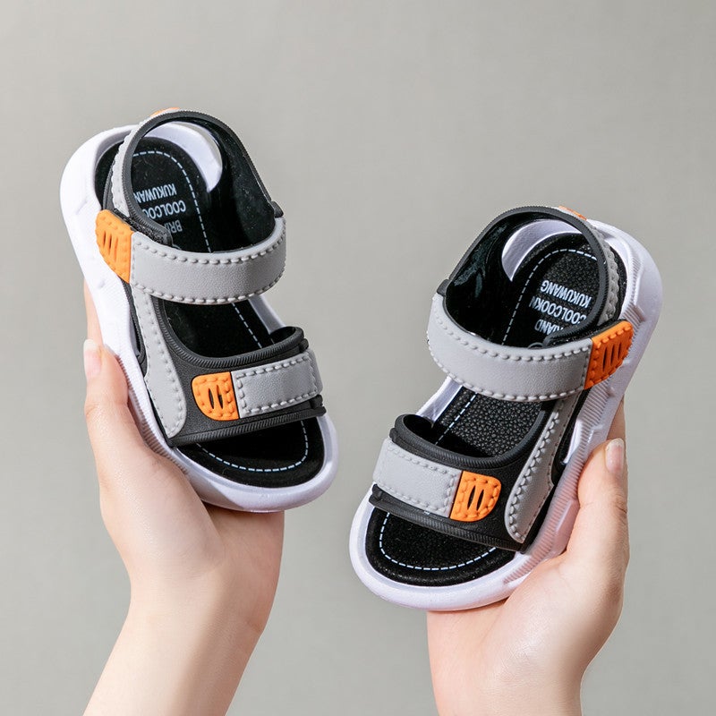 Boys Sandals Summer Medium And Large Boys Soft Sole Anti-Slip Children'S Baby Shoes Children'S Shoes Men - Image 4