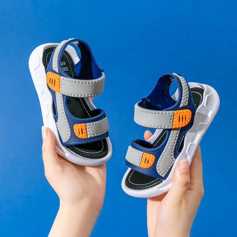 Boys Sandals Summer Medium And Large Boys Soft Sole Anti-Slip Children'S Baby Shoes Children'S Shoes Men - Image 5