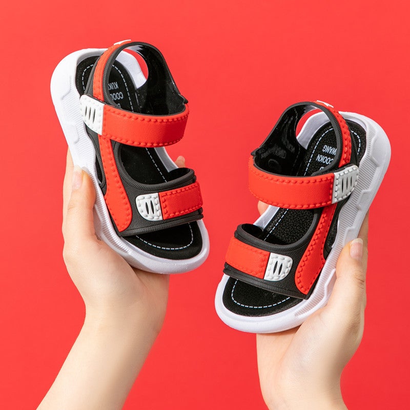Boys Sandals Summer Medium And Large Boys Soft Sole Anti-Slip Children'S Baby Shoes Children'S Shoes Men - Image 3