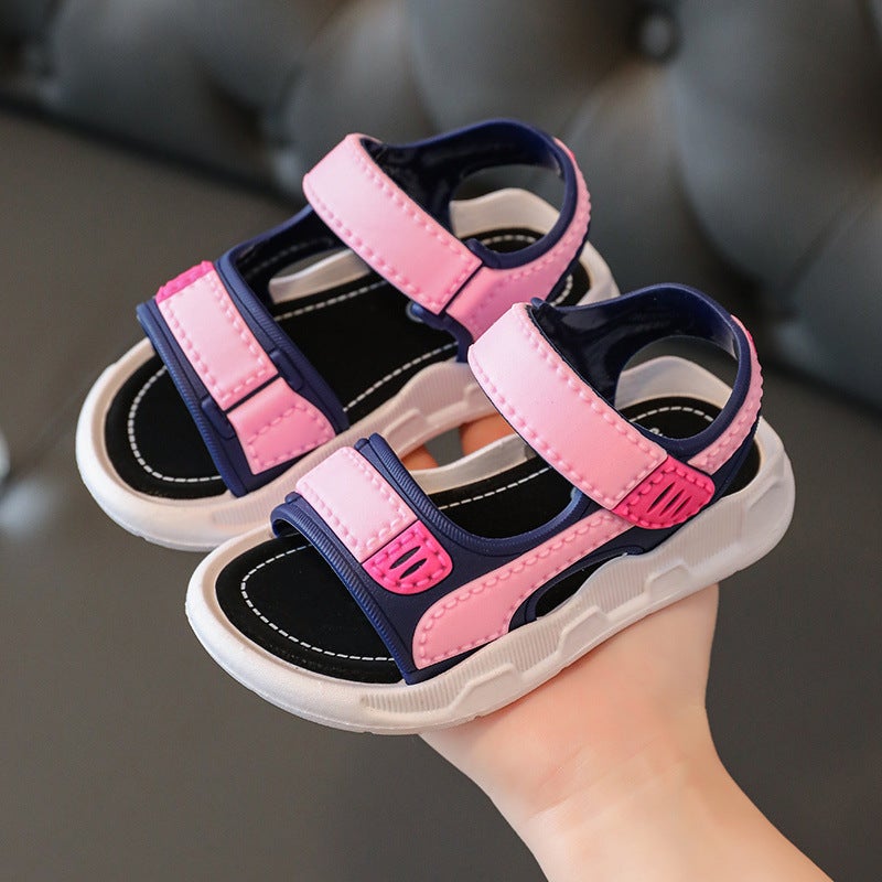 Boys Sandals Summer Medium And Large Boys Soft Sole Anti-Slip Children'S Baby Shoes Children'S Shoes Men - Image 1