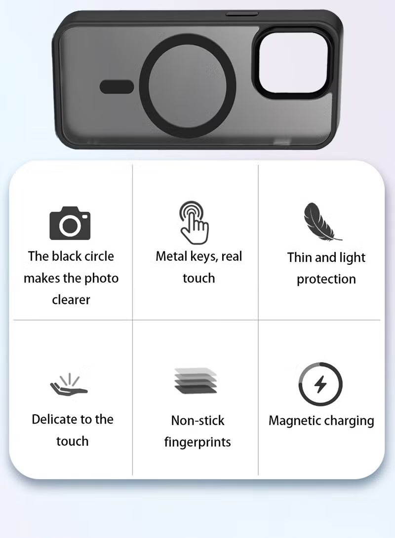 iPhone 13 Pro Max Case - Black - Magnetic, MagSafe compatible, protects your phone with a strong case. - Image 3