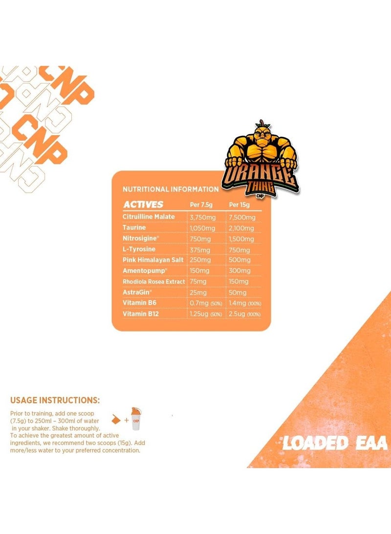 CNP Full Pump Pre-workout 300g Orange Thing Flavor - Image 4