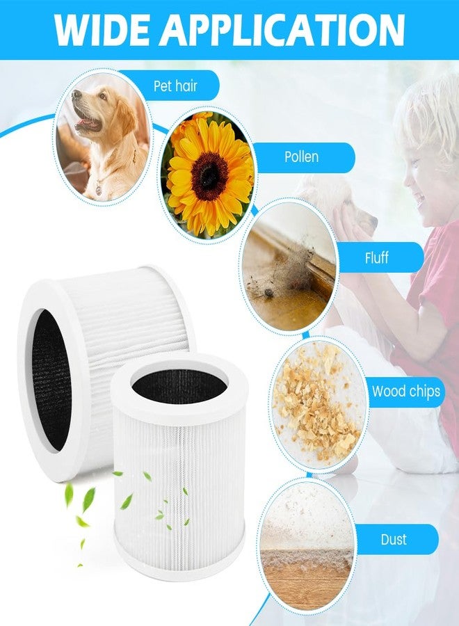 BNYTXV A1 Replacement Filter, 2PCS 3-in-1 H13 True HEPA Air Cleaner Filters Compatible with VEWIOR Air Purifier, HQKJ-80,HQKJ-50,HQSC-50,KOIOS HQKJ-50, AP01W - Image 5