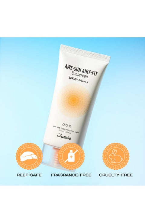 Jumiso Awesun Airy Fit Sunscreen SPF50+ 50ml