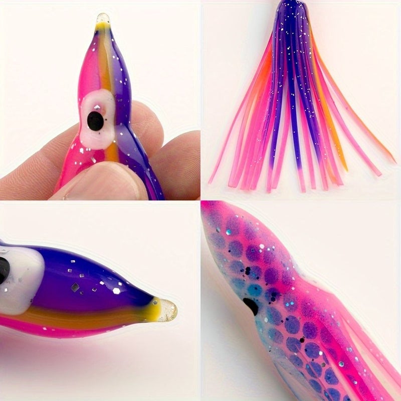 5pcs Pack 150mm PVC Luminous Squid Soft Jig Slow Pitch Jigging Bait Pesca Swimming Fishing Octopus Lures - Image 5