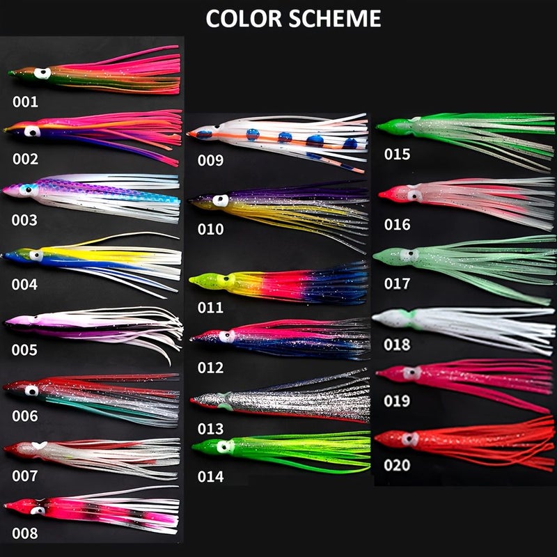 5pcs Pack 150mm PVC Luminous Squid Soft Jig Slow Pitch Jigging Bait Pesca Swimming Fishing Octopus Lures - Image 4