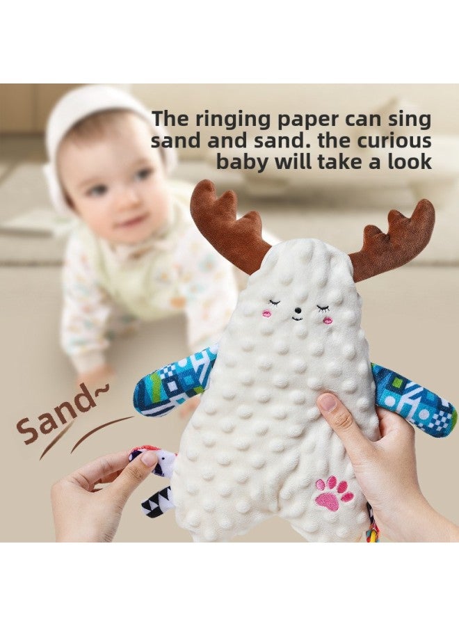 Soothing Towel Hand Gift Towel Cartoon Doll Cute Hand-wiping Baby Children Sleeping Artifact Soothing Doll Wholesale-Color:Duck Soothing Towel [bag]] - Image 5