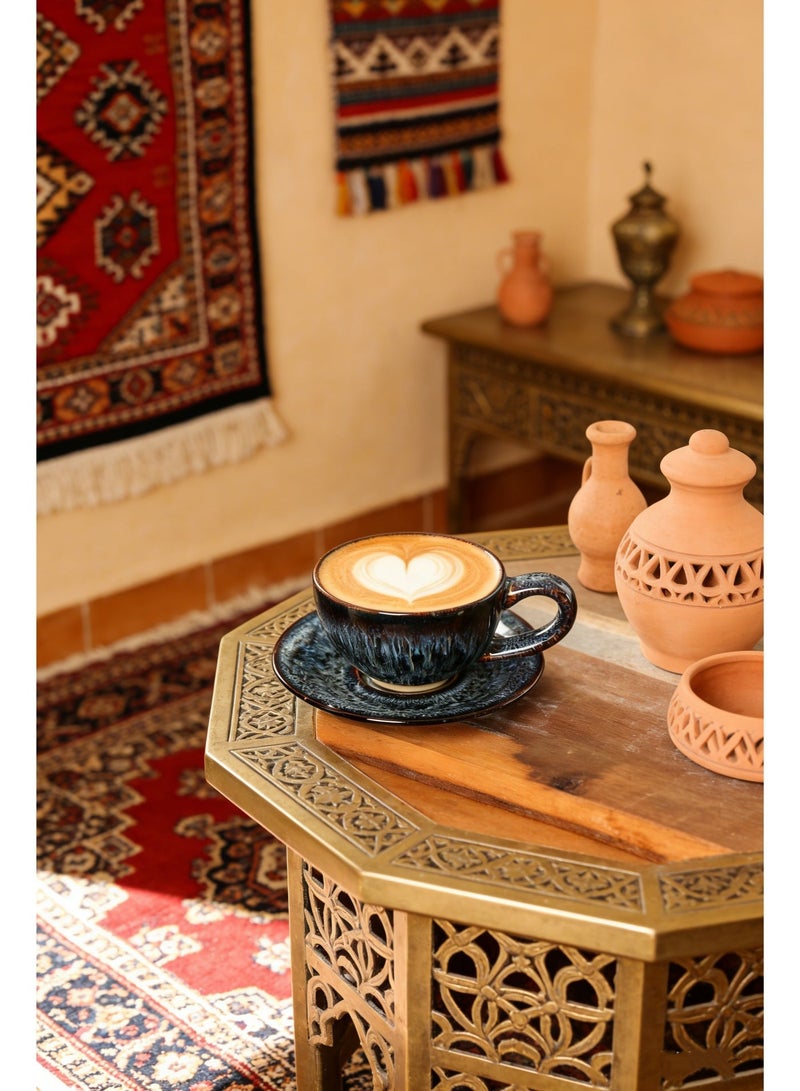 BS Modern Arabic Coffee Cup|Latte and espresso dual-purpose cup|150ml/5oz Ceramic set perfect for second cup coffee| Suitable for Turkish and Arabic coffee|Suitable for home, office, restaurants, afternoon tea in the garden, and as a gift. - Image 4