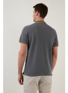 Buratti 100% Cotton Buttoned Polo T Shirt Men's POLO 5902118  - Image 5