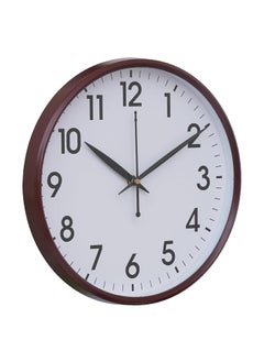 Webelkart Webelkart Premium Plastic Wall Clock for Home and Office Decor/Office Wall Clocks/Wall Clock for Living Room (Brown) - Wall Watch for Home  - Image 2