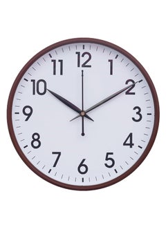 Webelkart Webelkart Premium Plastic Wall Clock for Home and Office Decor/Office Wall Clocks/Wall Clock for Living Room (Brown) - Wall Watch for Home  - Image 3