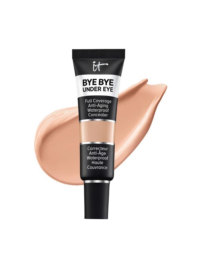 IT COSMETICS كونسيلر باي باي أندر آي بتغطية كاملة - للهالات السوداء، الخطوط الدقيقة، الاحمرار وتغير اللون - مقاوم للماء - لمسة طبيعية - 30.5 تان (C)، 0.4 أونصة سائلة - Image 1