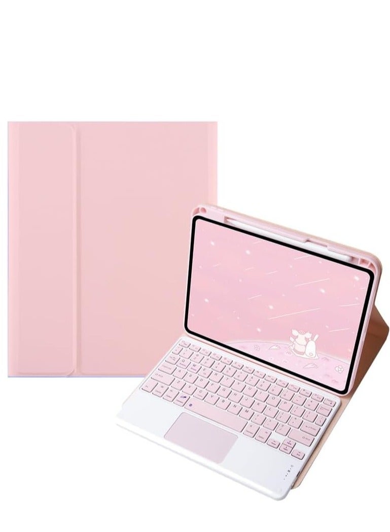 عام حالة لوحة مفاتيح لـ Infinix Xpad 11 بوصة (2024)، حالة لوحة مفاتيح لاسلكية قابلة للإزالة مع لوحة اللمس، وتضم فتحة ل poner القلم وحامل متعدد الزوايا. - Image 1