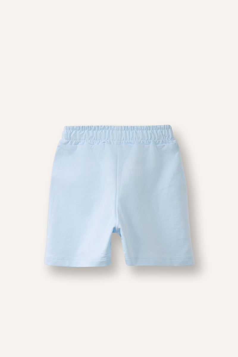 DeFacto Blue BabyGirl Baby Girl Normal Waist Shorts Casual - Image 3