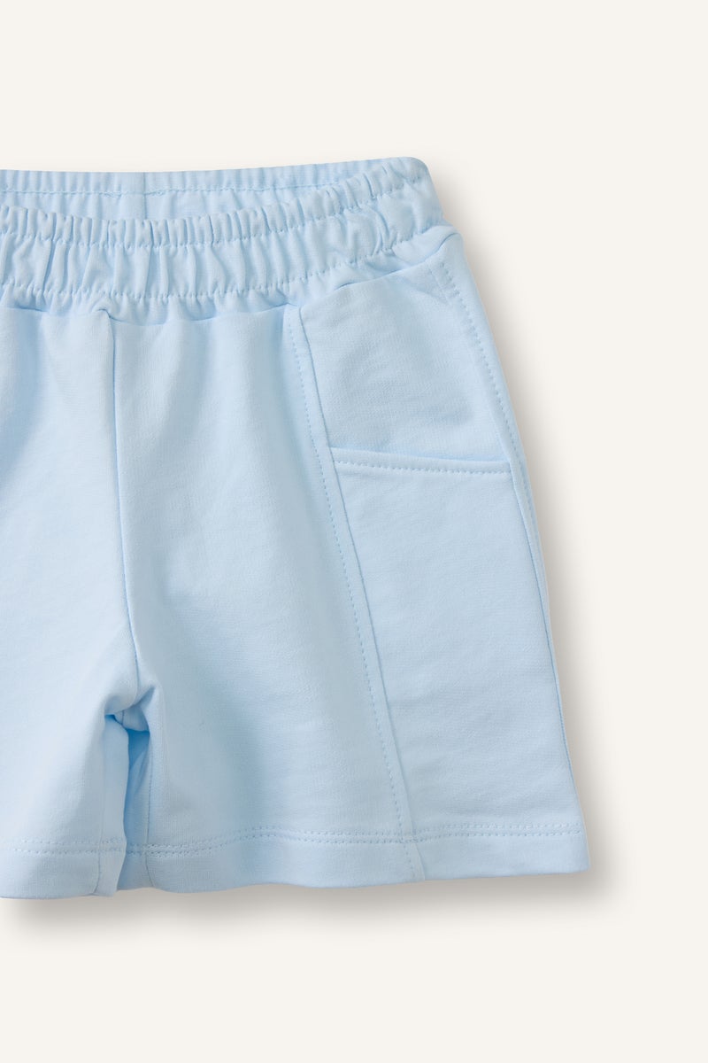 DeFacto Blue BabyGirl Baby Girl Normal Waist Shorts Casual - Image 2