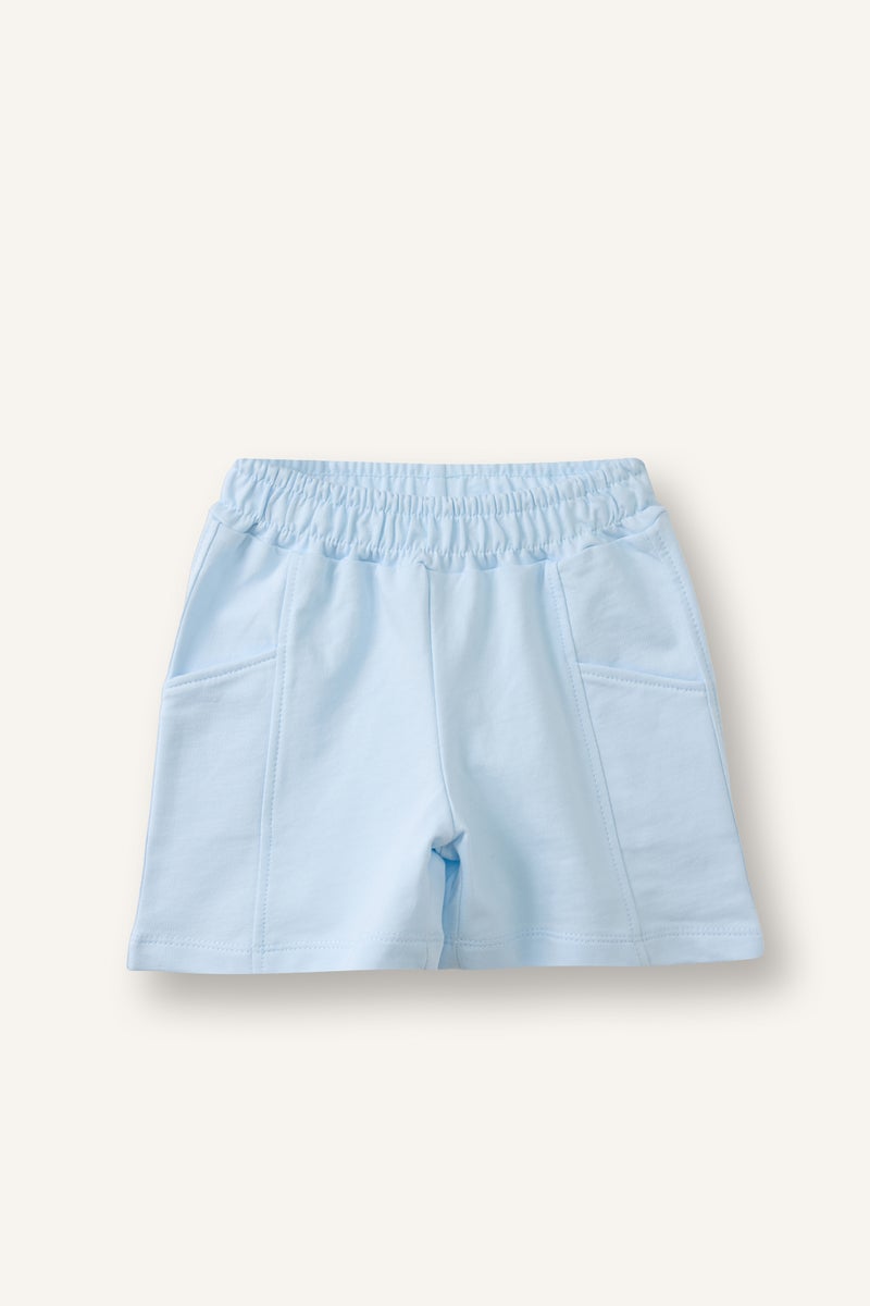DeFacto Blue BabyGirl Baby Girl Normal Waist Shorts Casual - Image 1