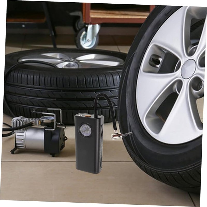 Jogfuny مضخة هواء محمولة لاسلكية لنفخ الإطارات للسيارة الدراجة الهوائية الدراجة النارية - Image 5