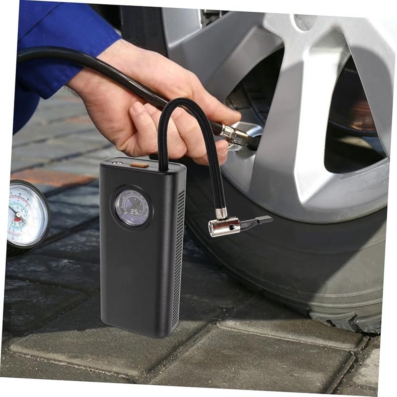 Jogfuny مضخة هواء محمولة لاسلكية لنفخ الإطارات للسيارة الدراجة الهوائية الدراجة النارية - Image 4