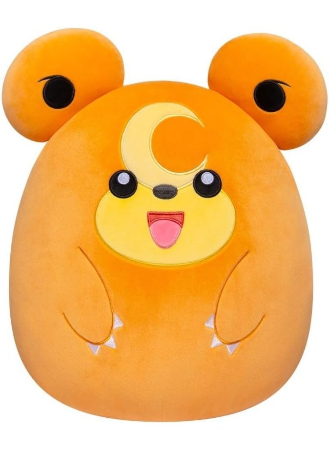 Squishmallows Pokémon Teddiursa 35 cm Official Super Soft Plush Toy - Image 2