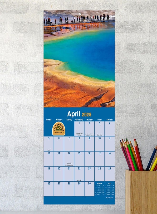 TF Publishing 2026 National Parks Mini Calendar with Monthly Grids for Appointments and Scheduling - Vertical Small Wall Calendar 2026 with Premium Gloss Paper for Home and Office Organization - 7x7in - Image 3
